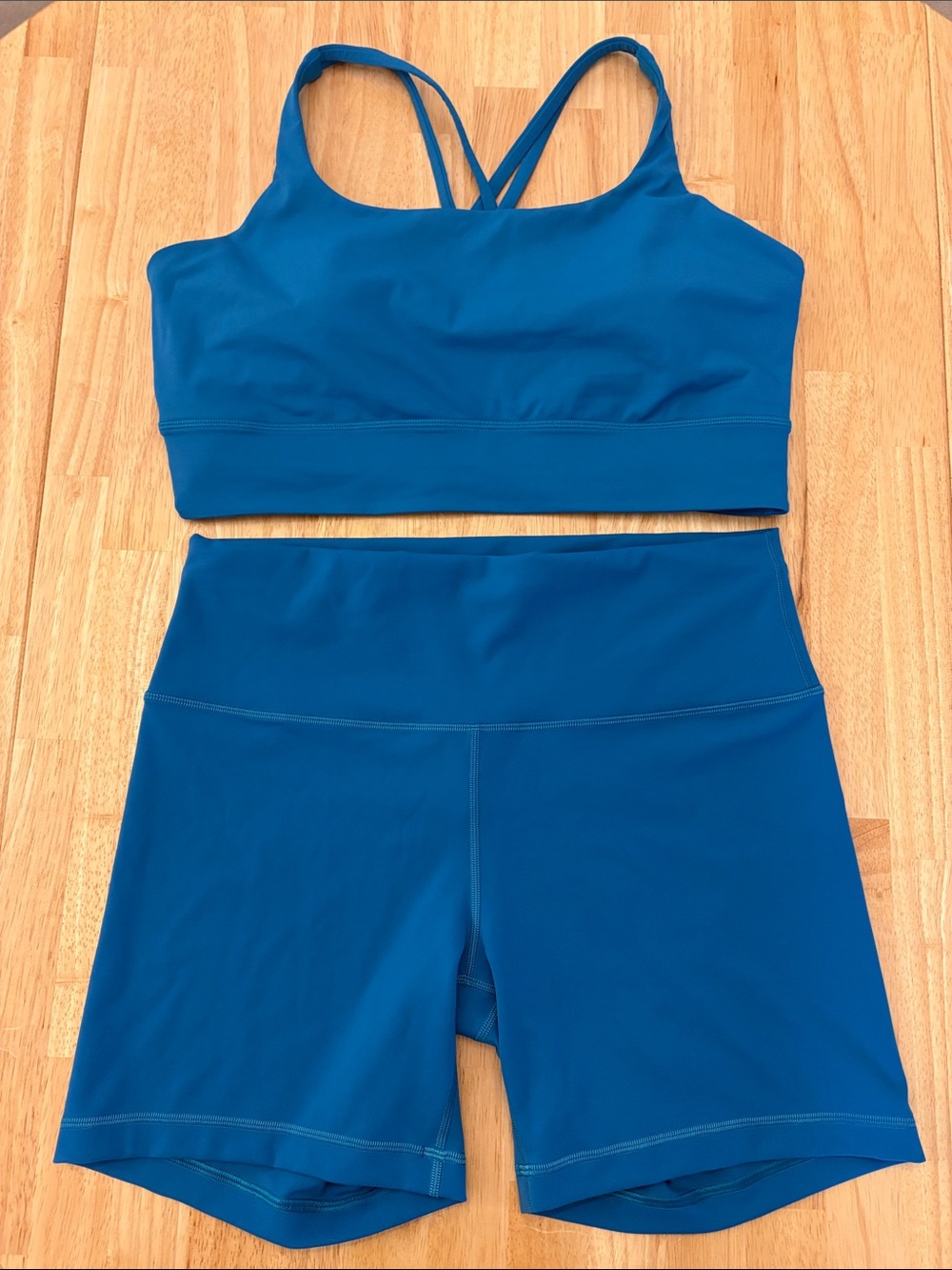 lululemon athletica Wunder Train High-Rise Short 6” & Energy Longline Bra Set 14